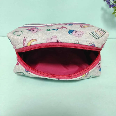 Personalized Cartoon Printed Kids Box Pouch